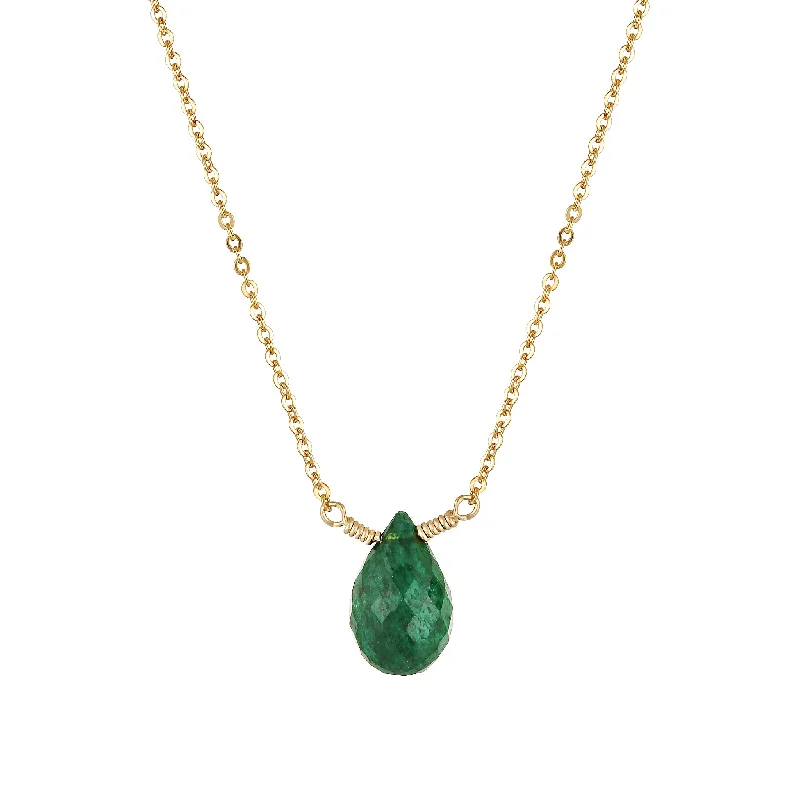 gemstone necklaces for women -Ava Necklace ~ Aventurine