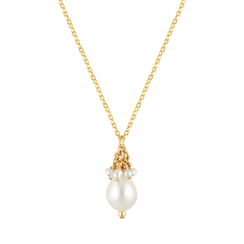 romantic necklaces for women -Tropea Necklace ~ Pearl