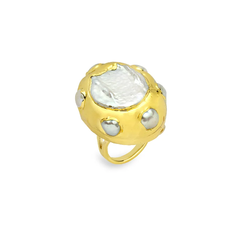 wedding rings with gemstones -Ishya Ring White