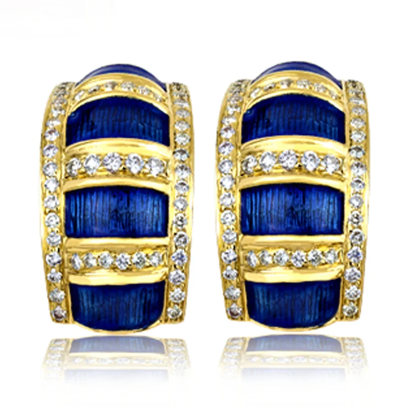 crystal earrings for women -Earrings - Diamond (Enamel)