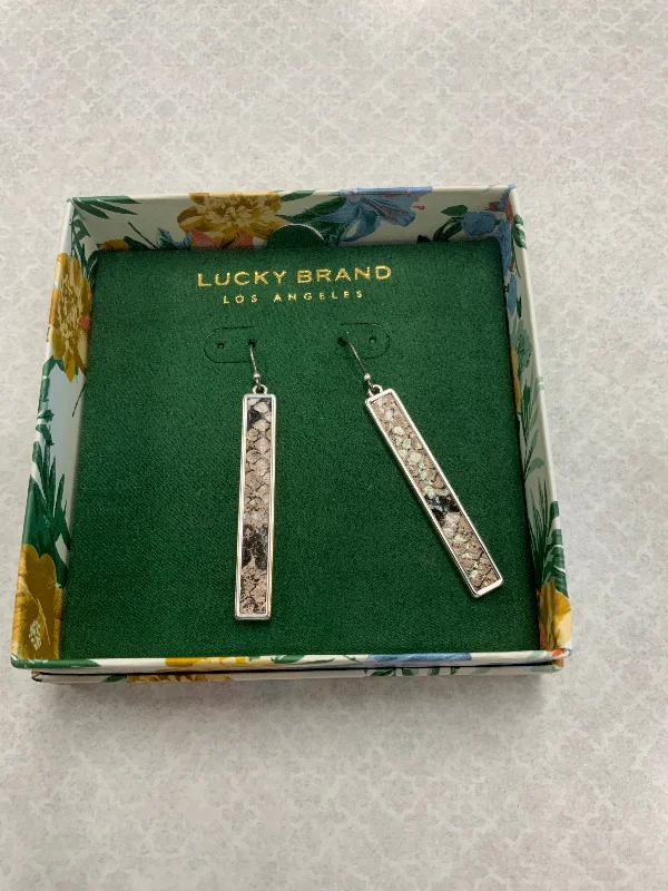 personalized earrings for women -Earrings Dangle/drop By Lucky Brand