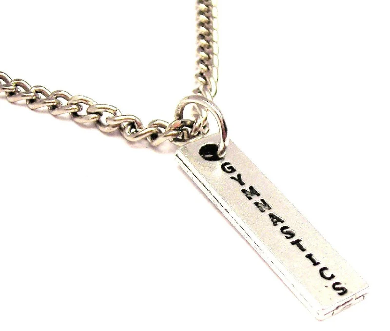 infinity necklaces for women -Gymnastics Single Charm Necklace