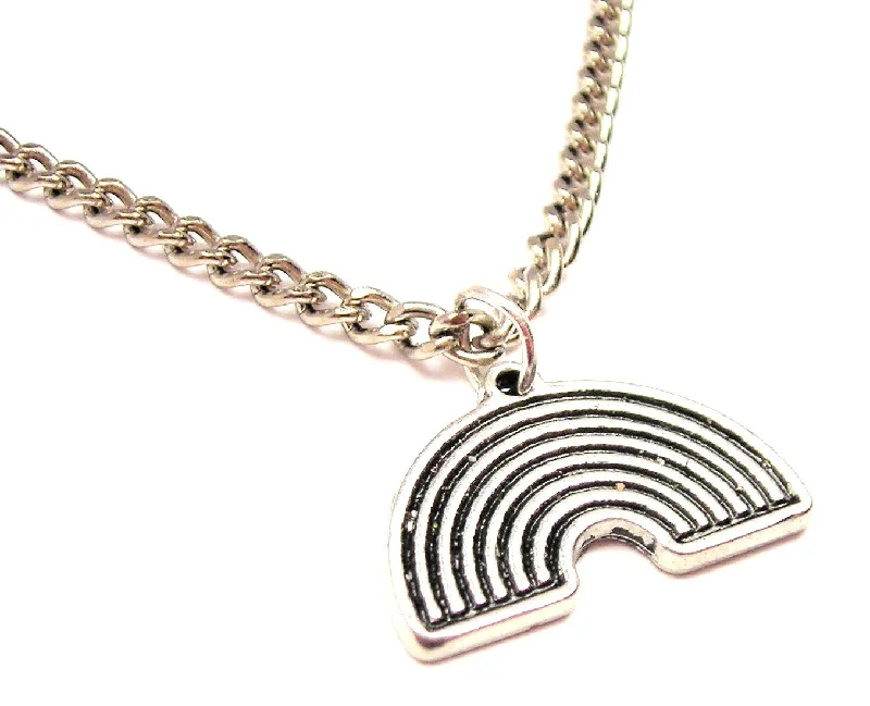 personalized necklaces for women -Rainbow Single Charm Necklace