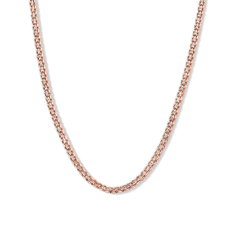 infinity pendant necklaces -The Naomi - Rose Gold