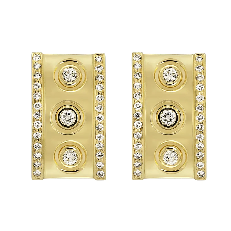 diamond stud earrings for women -Earrings - Diamond