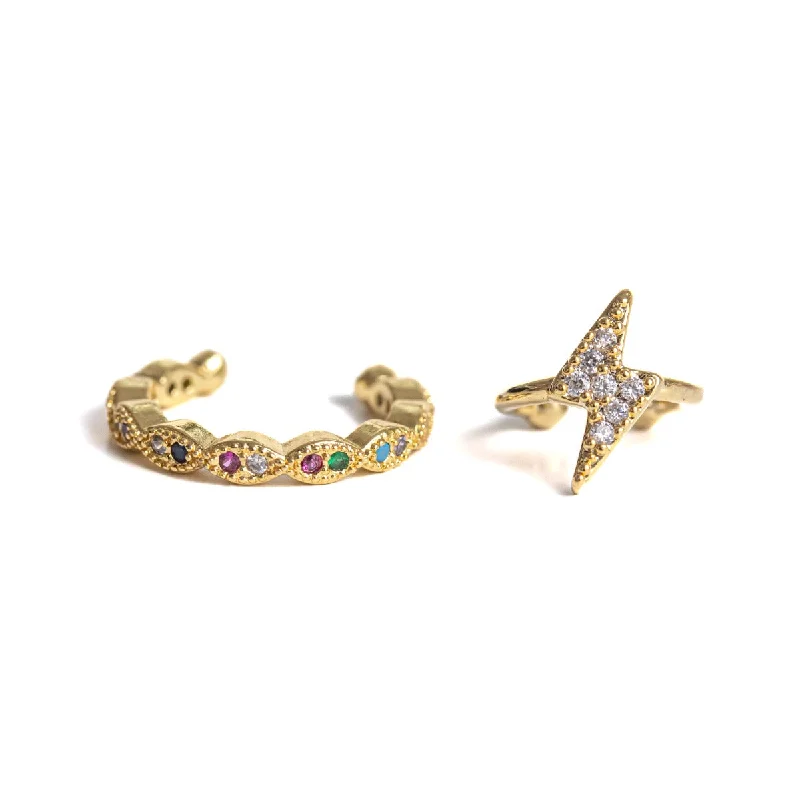 luxury bangles for women -Tyler Ear Cuff Set