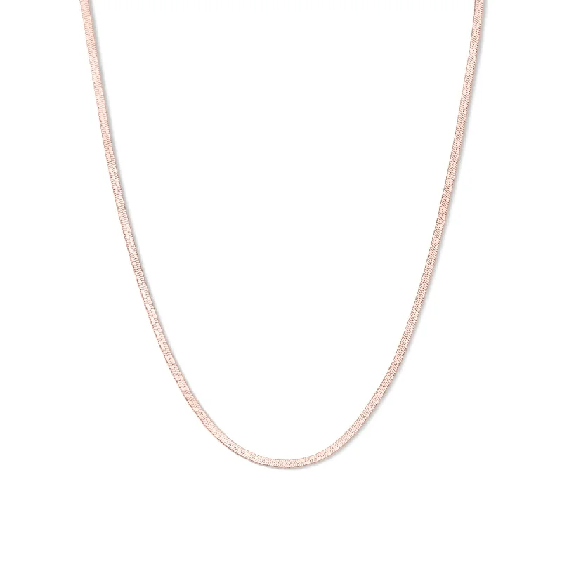 delicate necklaces for women -The Hailey - Rose Gold