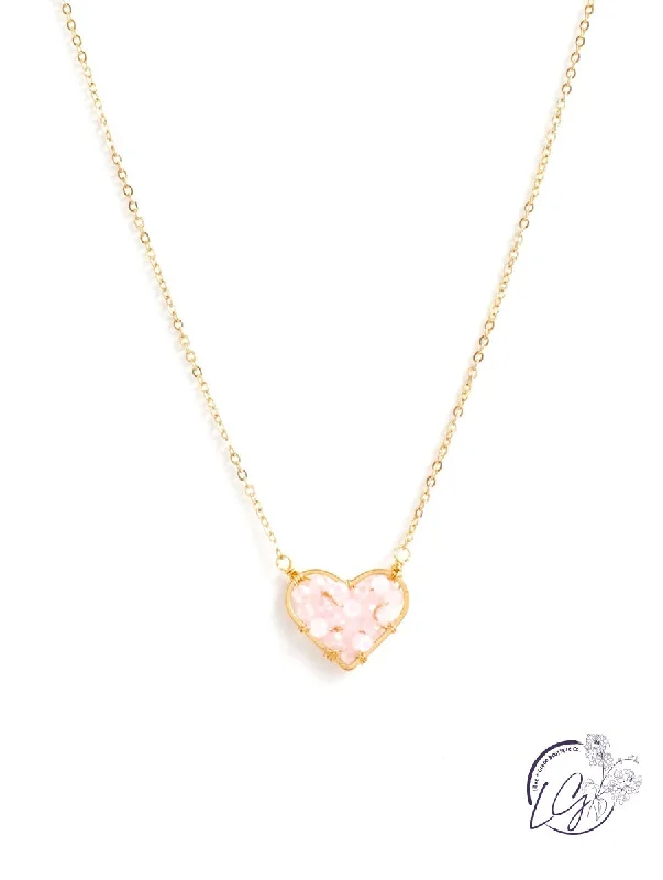 men's style necklaces for women -Woven Heart Necklace