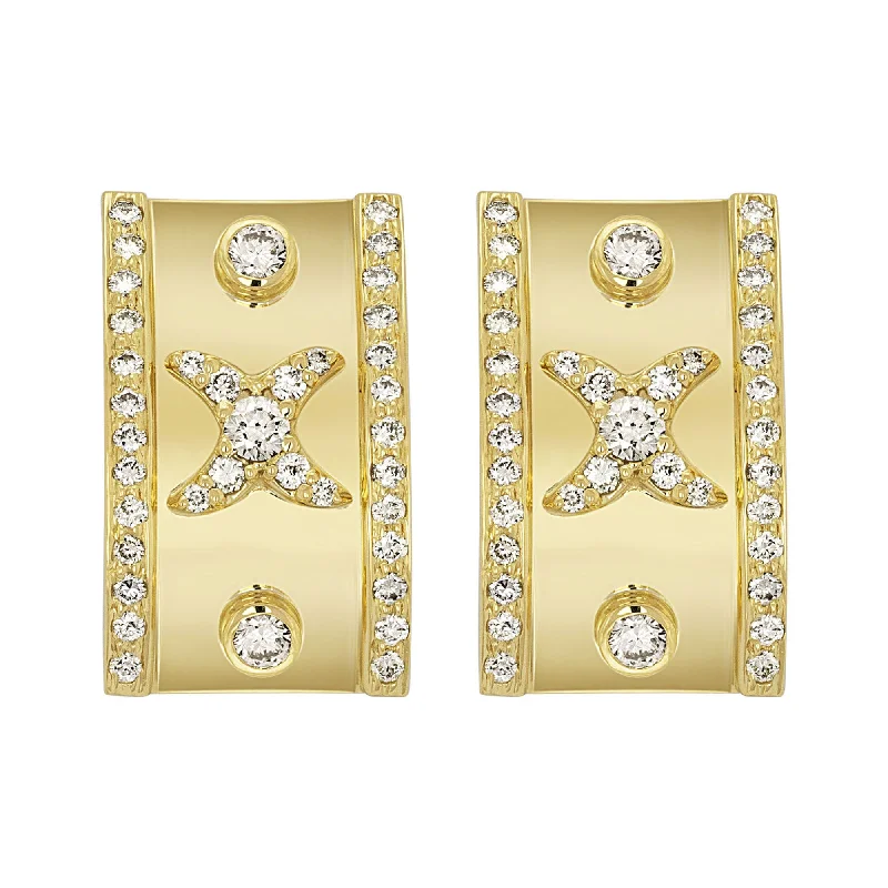 clip-on earrings for women -Earrings - Diamond