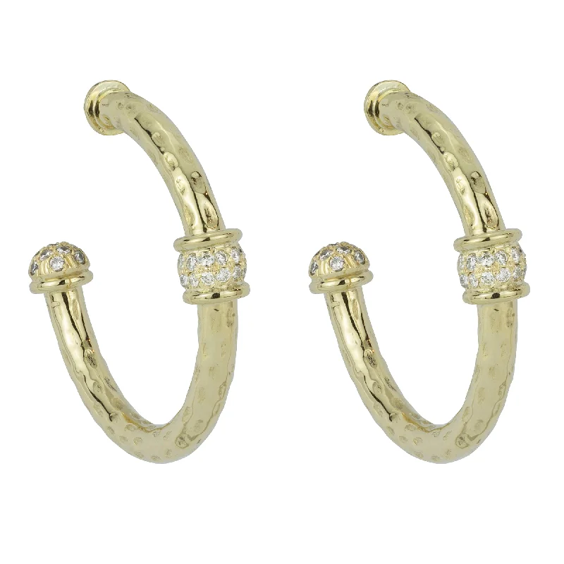 bridal hoop earrings -Earrings - Diamond