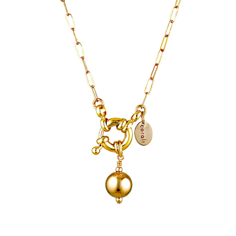 luxury wedding necklaces for women -Zurigo Necklace - 14Kt Gold Filled