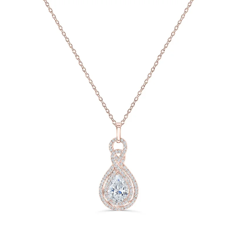 pearl necklaces for women -The Harmony - Rose Gold