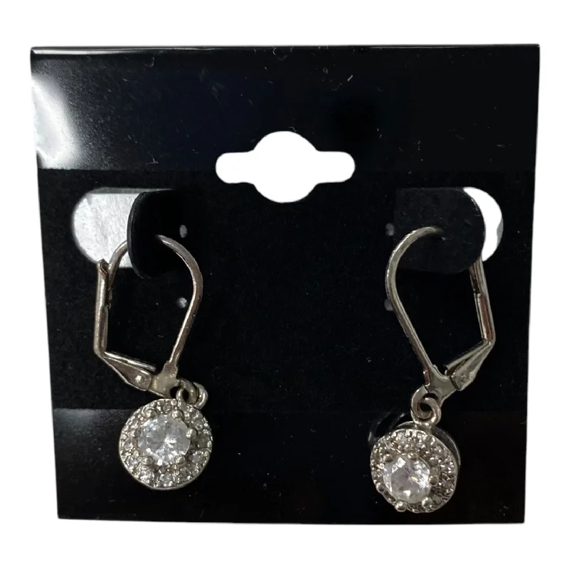 chunky earrings for women -Earrings Dangle/Drop In Silver