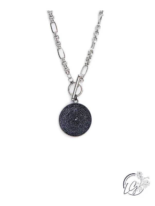 infinity pendant necklaces -Midnight Statement Necklace