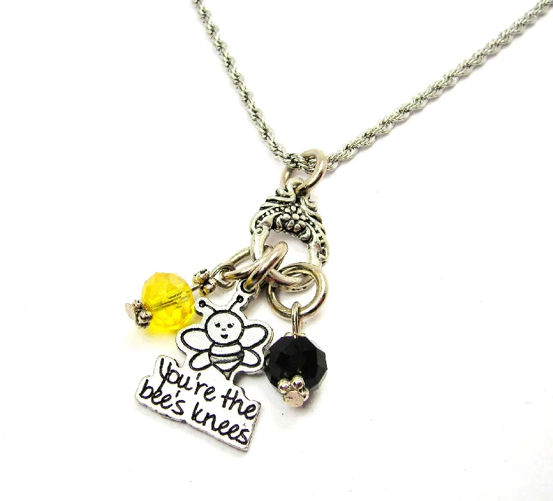 long chain necklaces for women -You're The Bee's Knees Catalog Necklace  - Black & Yellow