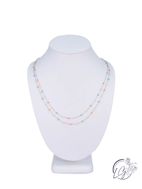 pearl necklaces for women -Crystal Perfect Long Necklace