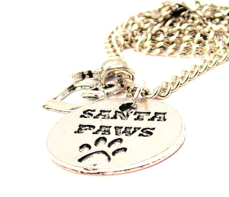 anniversary gift necklaces for women -Santa Paws Little Love Necklace