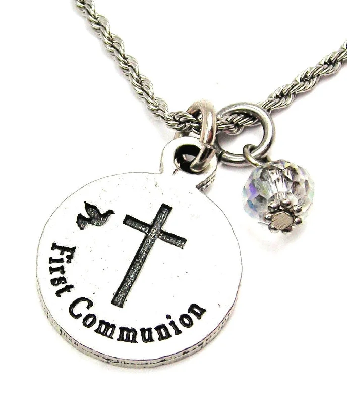 luxury necklaces for brides -First Communion Catalog Necklace