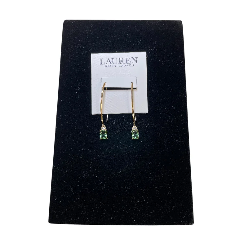 silver hoop earrings for women -Earrings Dangle/Drop By Lauren By Ralph Lauren In Gold