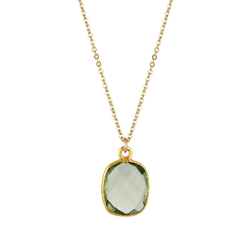 bohemian necklaces for women -Rio Necklace ~ Green Amethyst