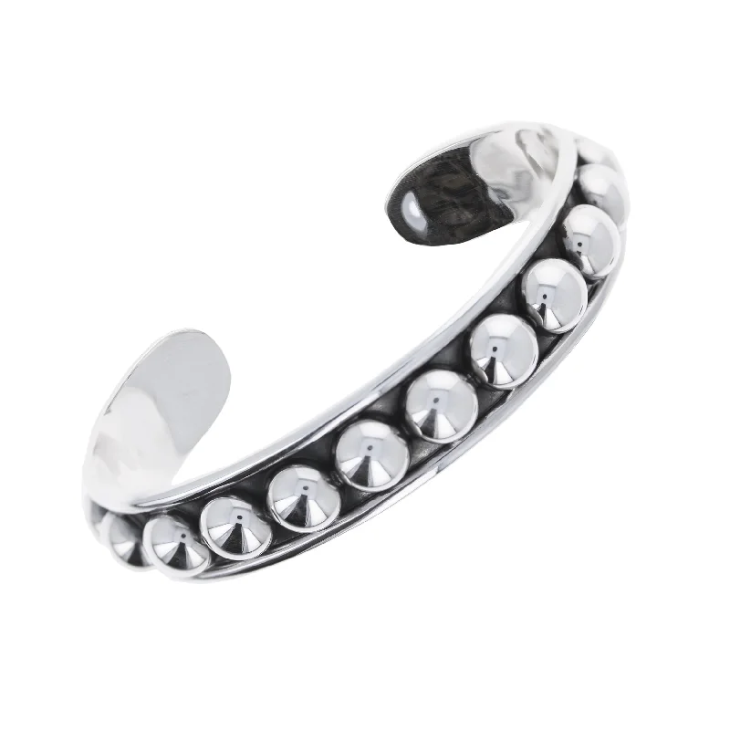 women's silver bracelets -Medium Classic Cuff