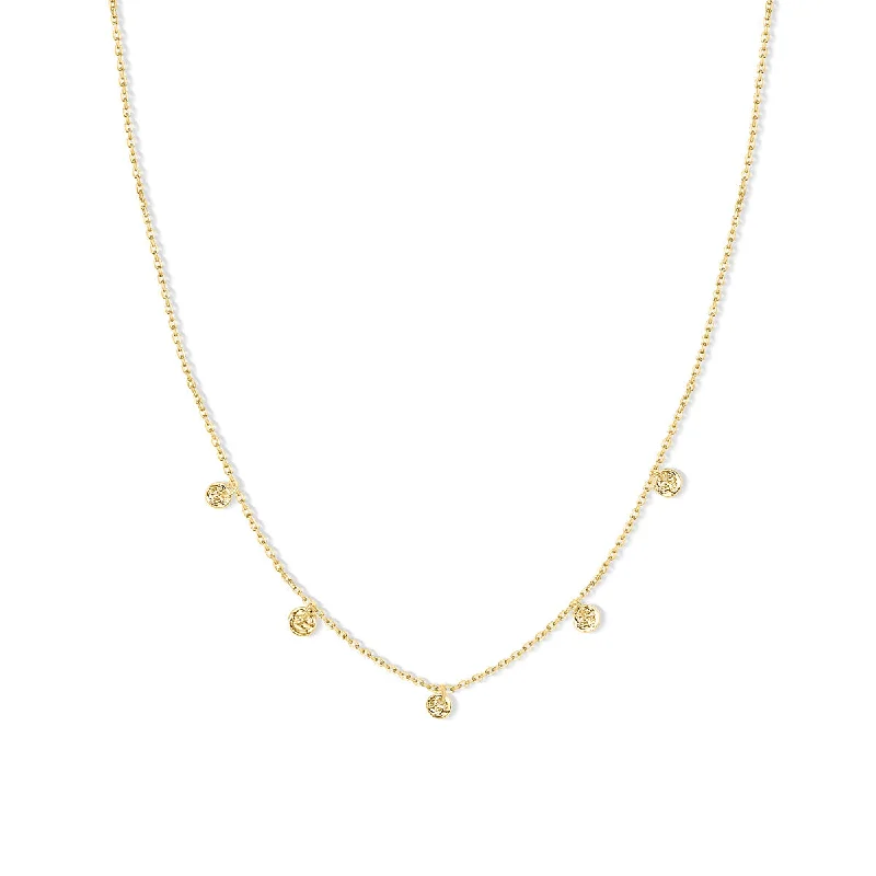 anniversary gift necklaces for women -The Serene - Gold