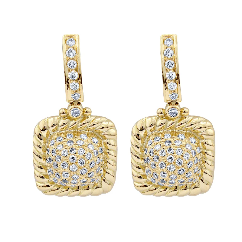 bridal earrings for women -Earrings - Diamond