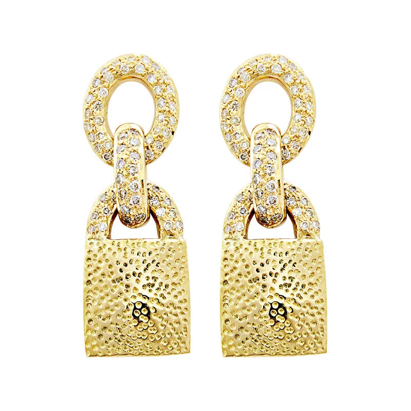 gold earrings for women -Earrings- Diamond