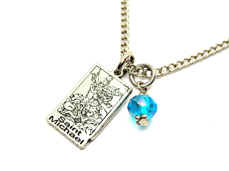 unique necklaces for women -Saint Michael Necklace