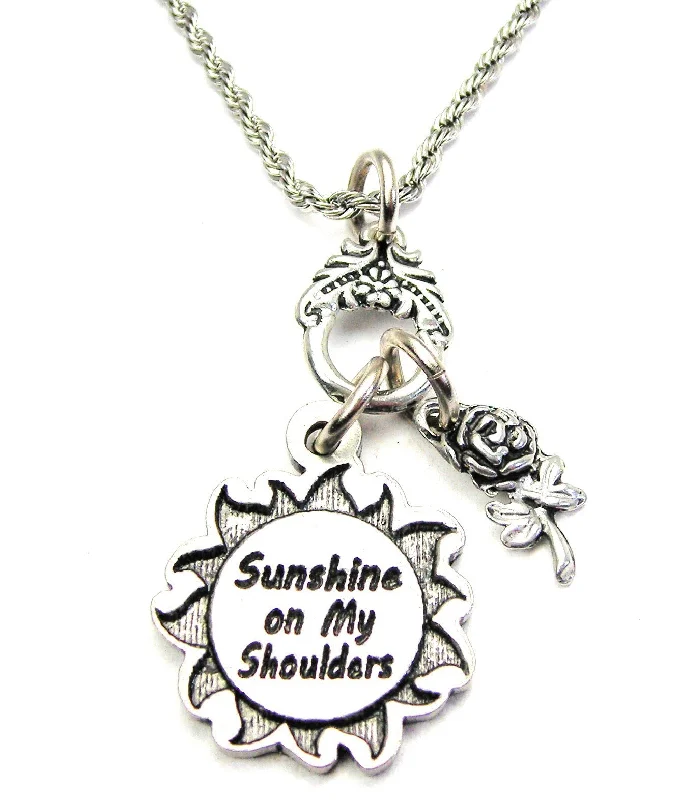 pendant necklaces for women -Sunshine On My Shoulders Catalog Necklace