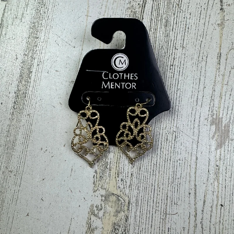 silver dangle earrings for women -Earrings Dangle/drop By Clothes Mentor