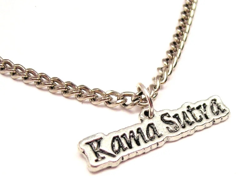 custom name necklaces for women -Kama Sutra Single Charm Necklace