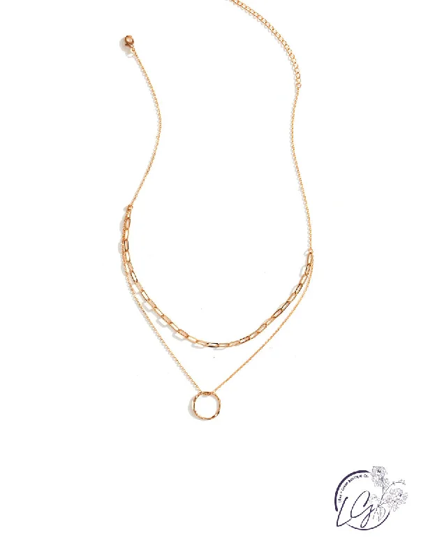 elegant pearl necklaces for women -Delicate Ring Necklace