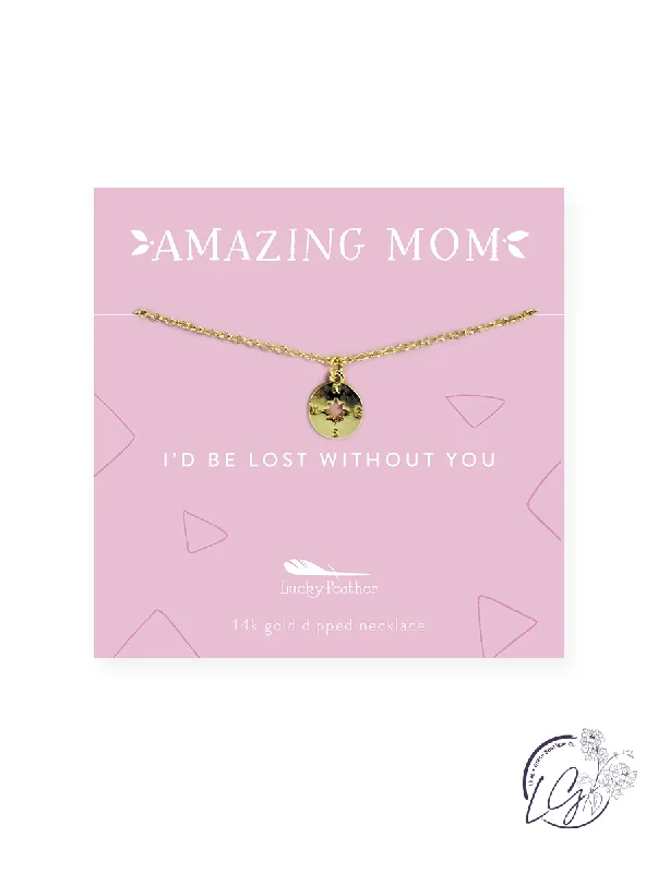 gemstone layered necklaces -I'd Be Lost Without You Necklace