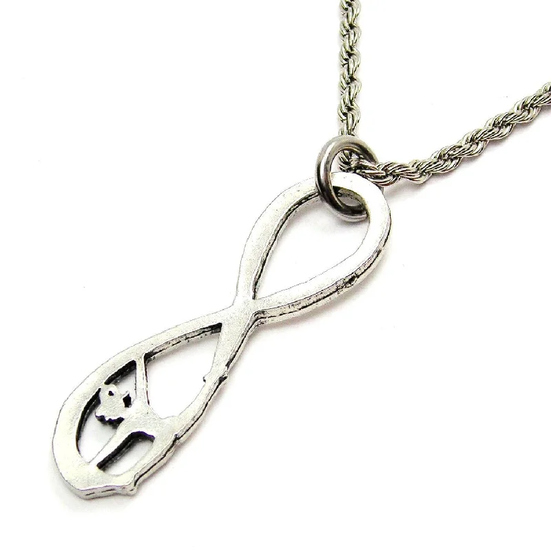 gold pendant necklaces for women -Infinite Love Gymnastics Catalog Necklace