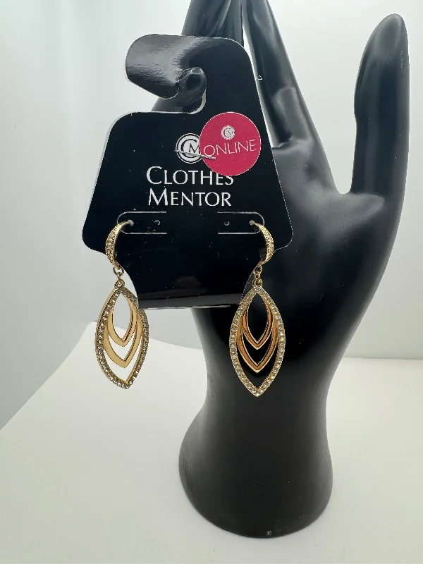 luxury hoop earrings for women -Earrings Dangle/drop By Clothes Mentor