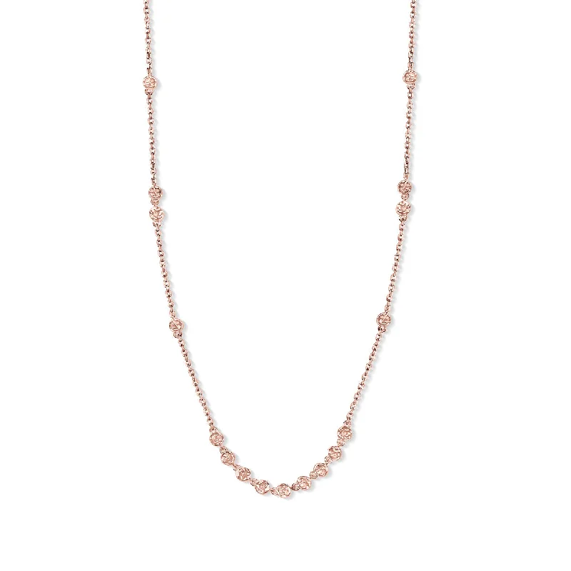 moonstone necklaces for women -The Josie - Rose Gold