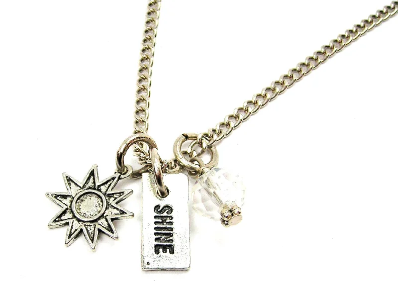 engagement necklaces for women -Sunburst And Shine Necklace