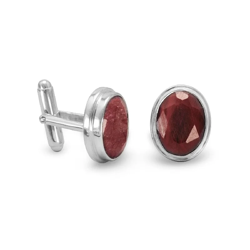 double-layer bracelets for women -Corundum Cuff Links