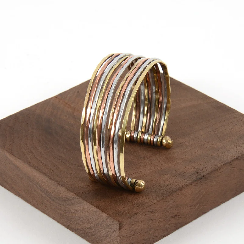 luxury gold bracelets for women -Linea Cuff